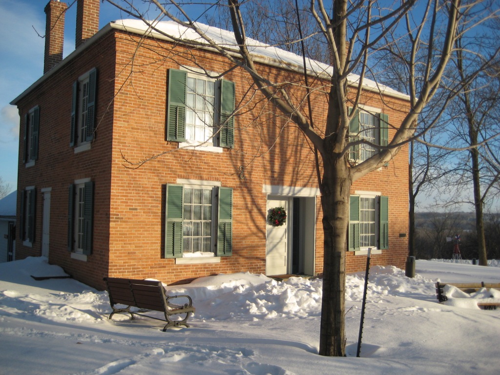 Pond House Winter