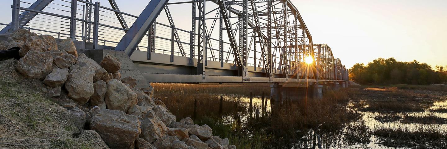 Old Cedar Avenue Bridge. 