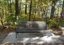 West Bush Lake Memorial Bench