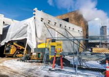Bloomington Ice Garden construction