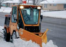 Sidewalk snow removal