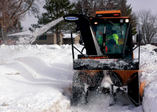 Sidewalk snow removal