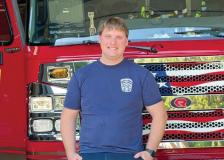 Fire fighter Aaron Sour