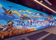 Bloomington Ice Garden mural