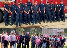 Bloomington Fire and Police staff