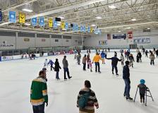 New Year's Eve skate at Bloomington Ice Gardens
