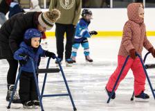 Children skating