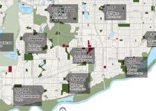 Outdoor skating rink map