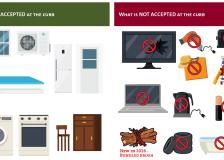 Curbside cleanup illsutration