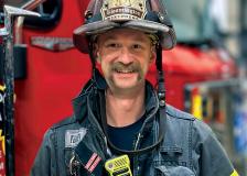 Firefighter Eric Skinner