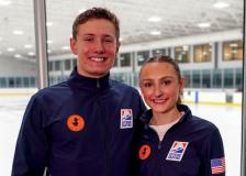 US national champions Reagan Moss and Jakub Galbavy 