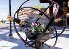 The Garden Kaleidoscope by Wisconsin-based metal sculptor Robert Anderson