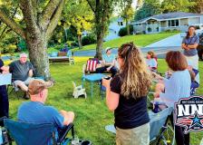 Neighbors gather for National Night Out in 2025.