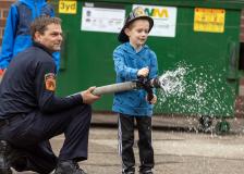 Fire open house
