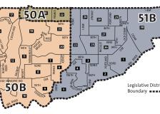 Legislative District Boundary map