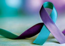 Suicide prevention ribbon