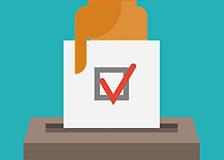 Hand placing ballet in box. 