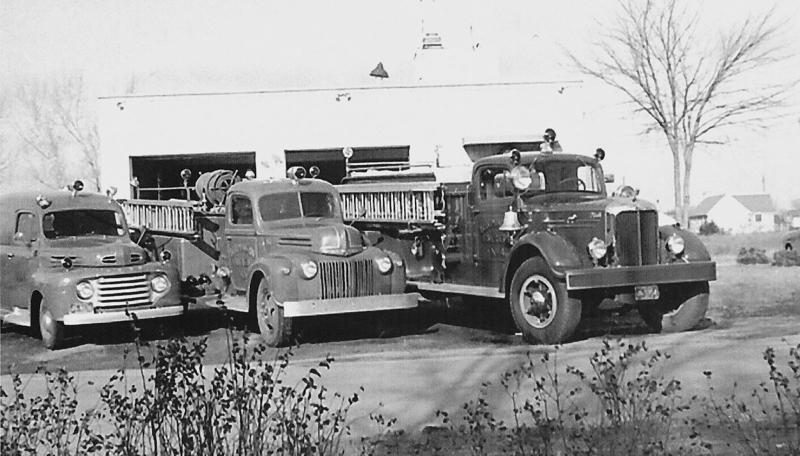 Past fire trucks