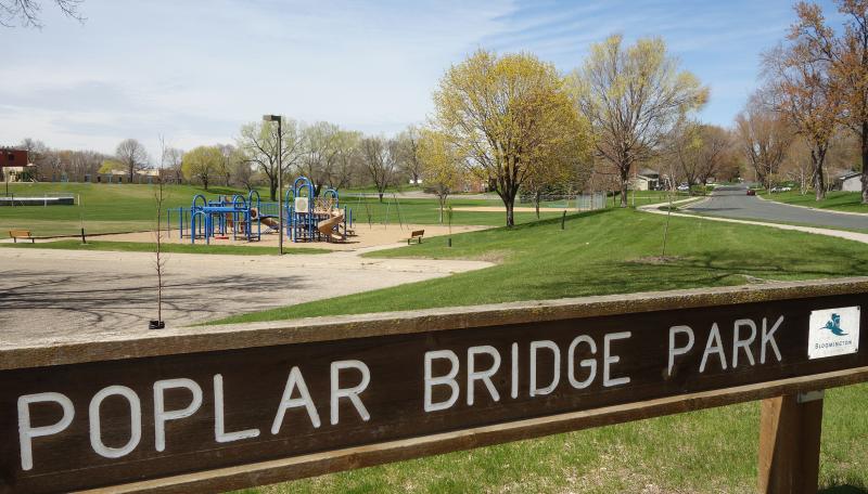 Poplar Bridge Park + Sign