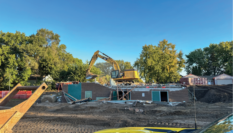 Bryant Park Demolition