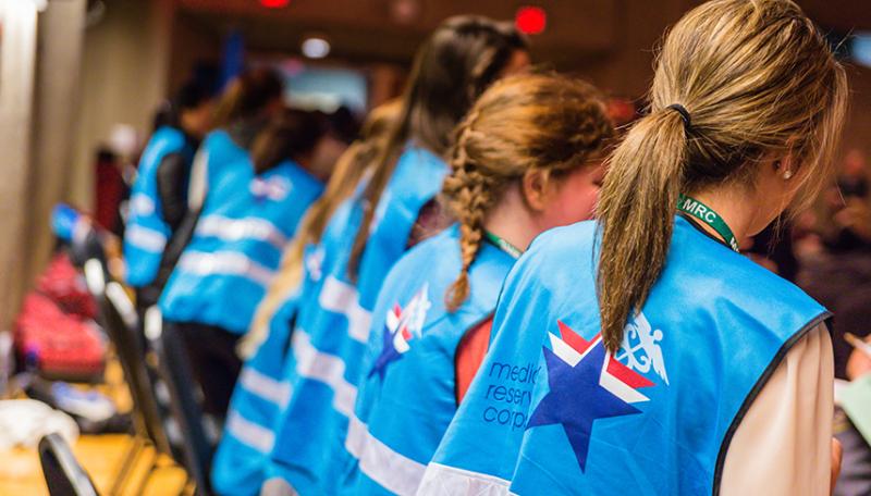 Medical Reserve Corps volunteers