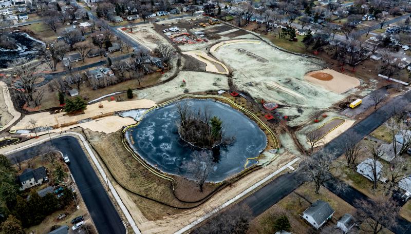 Bryant Park construction