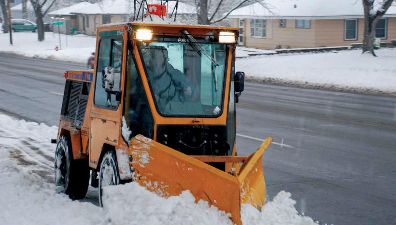 Sidewalk snow removal