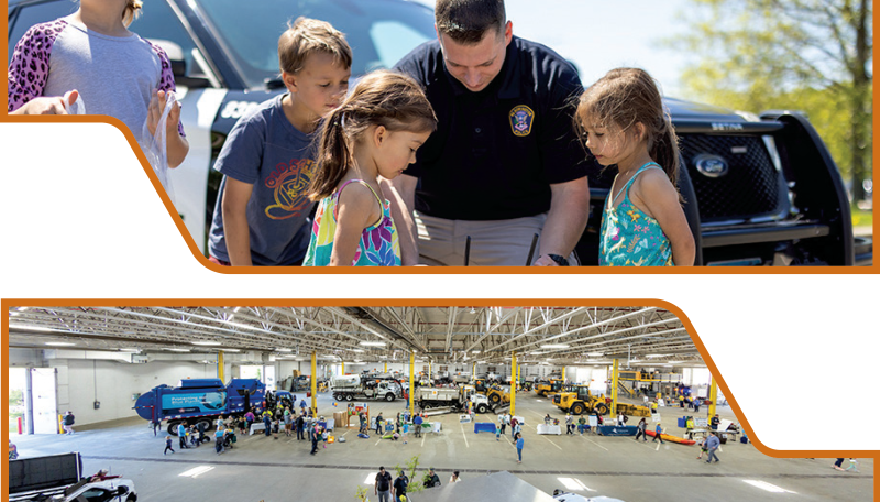 Police and Public Works open houses