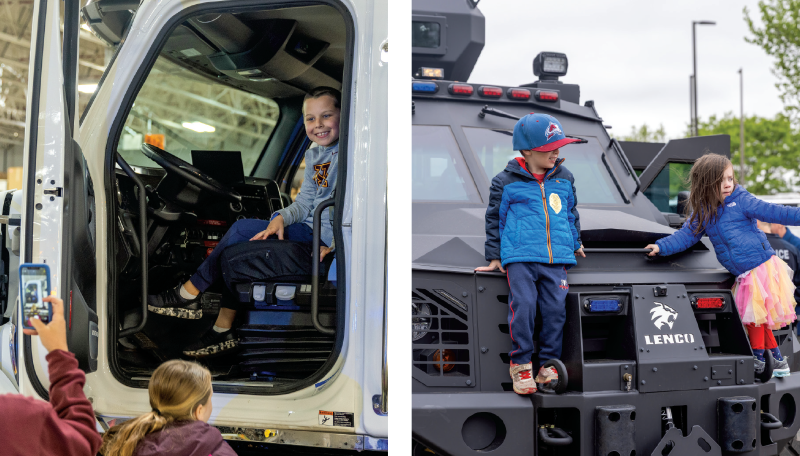 Police and Public Works open houses