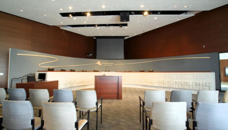 Bloomington Civic Plaza Council Chambers 