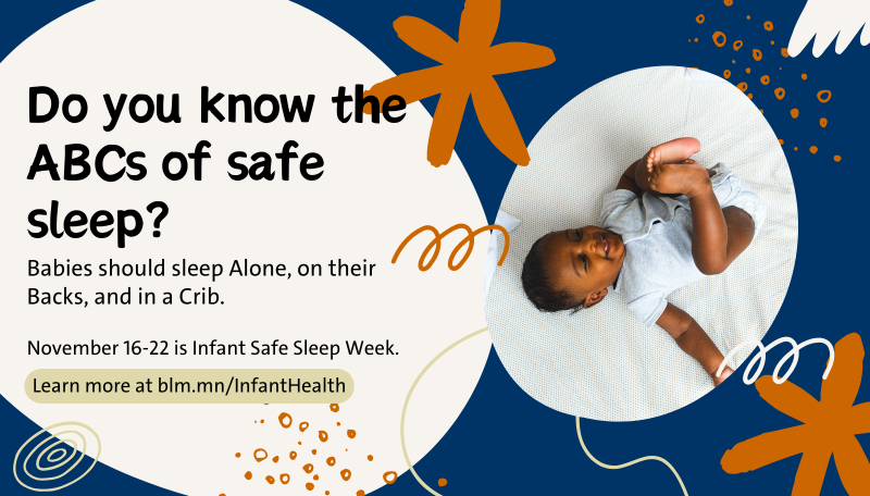 Promotion for Infant Safe Sleep Week