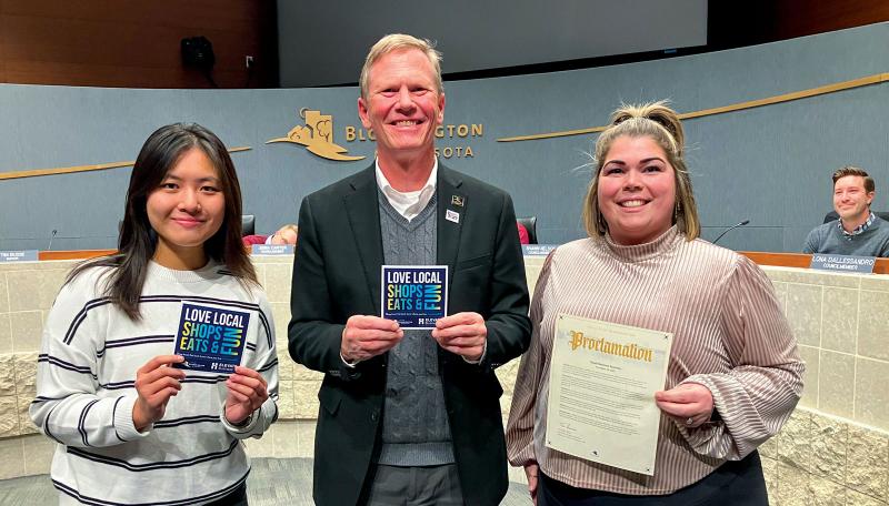 Council proclamation recognizing Small Business Saturday