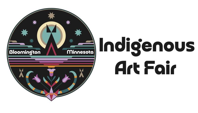 Circle Indigenous Art Fair logo with copy to the right for web headers