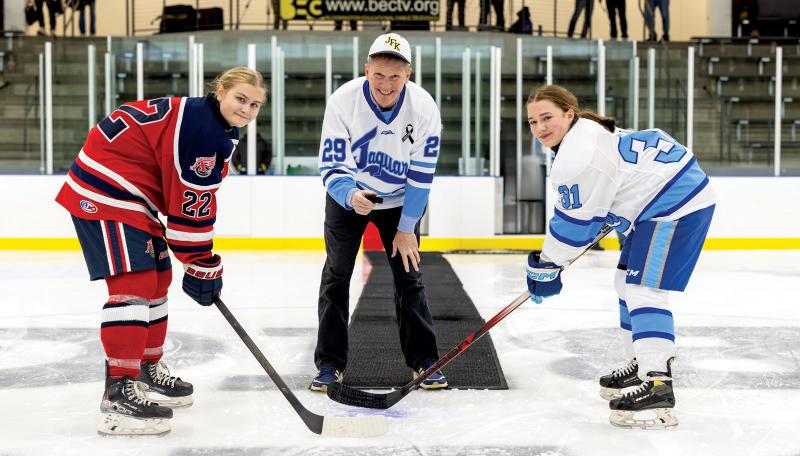 Bloomington Ice Garden Grand Opening faceoff