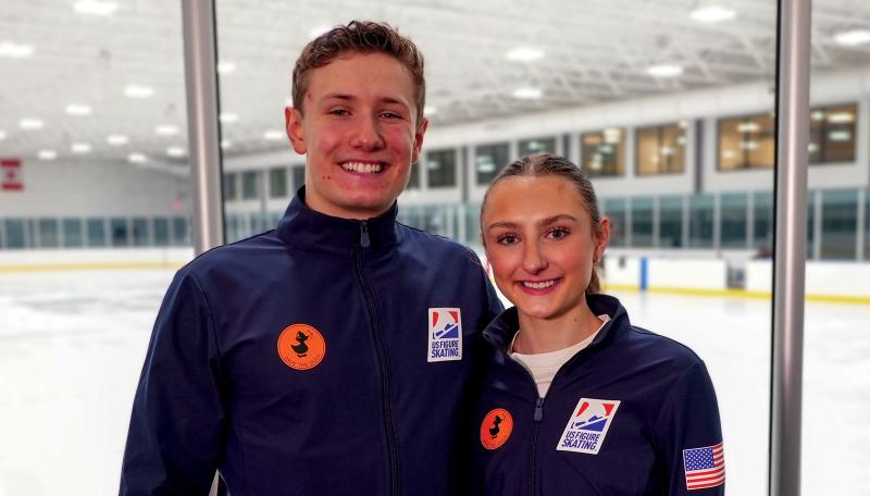 US national champions Reagan Moss and Jakub Galbavy 