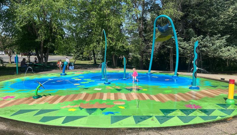 Cedarcrest Park Splash Pad - photo taken May 27 2026