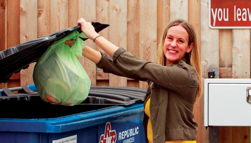Organics drop-off