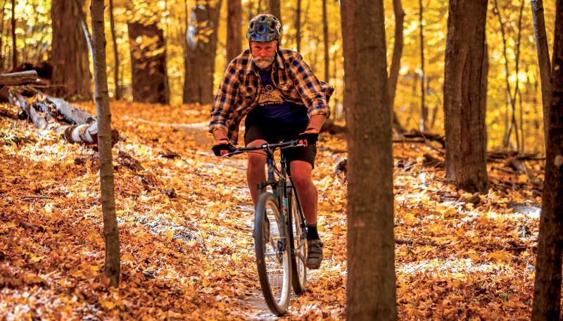 Mountain bike rider