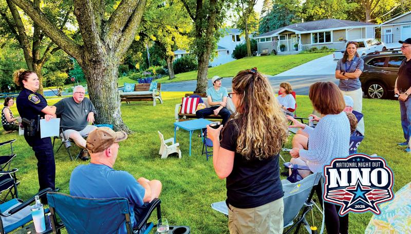Neighbors gather for National Night Out in 2025.