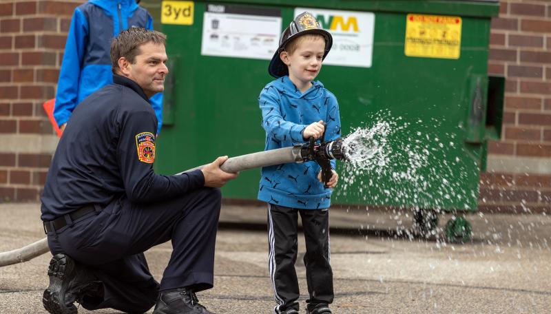 Fire open house