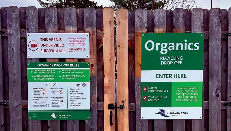 Bloomington’s newest organics drop-off site