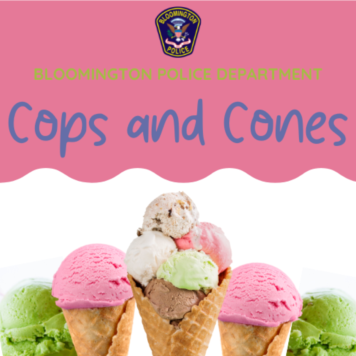 Cops and Cones logo