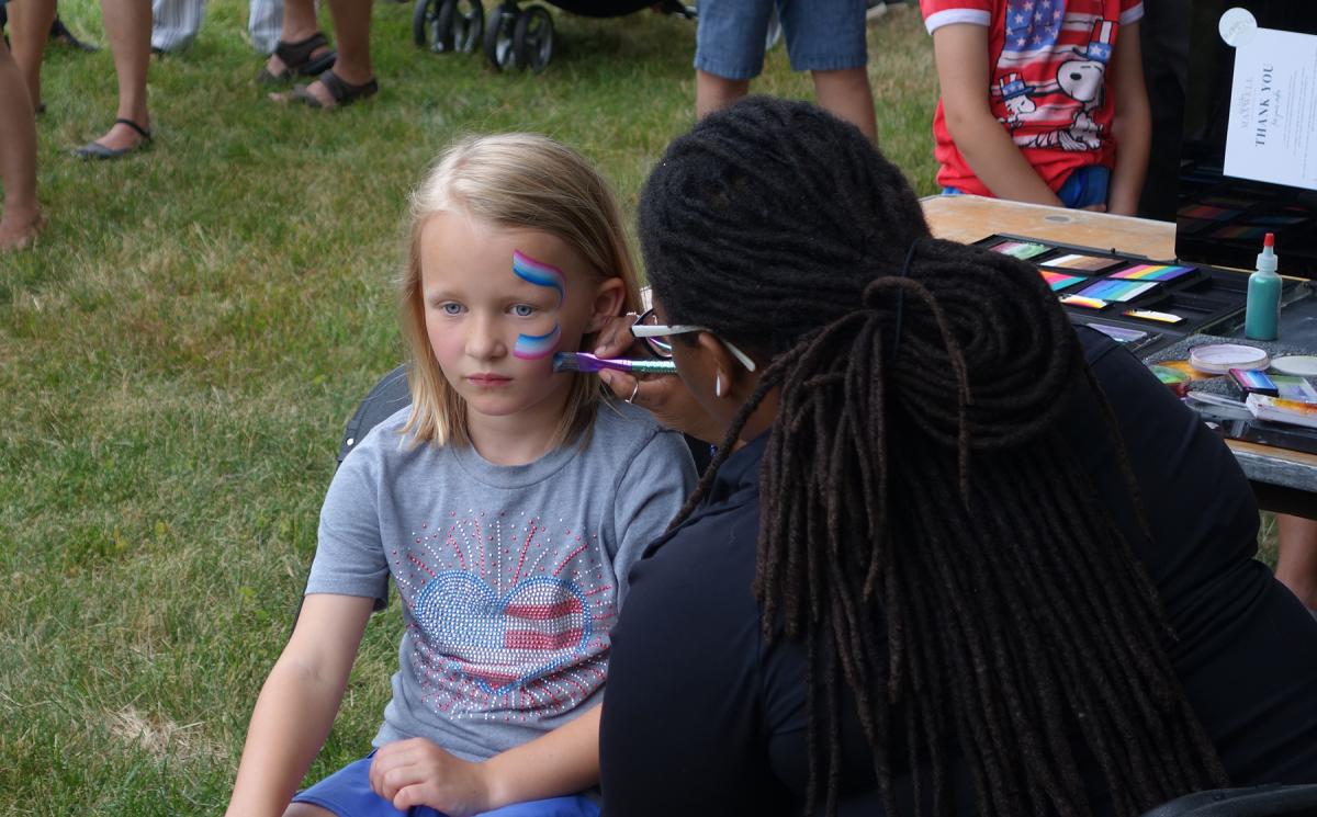 Summer Fete face painting