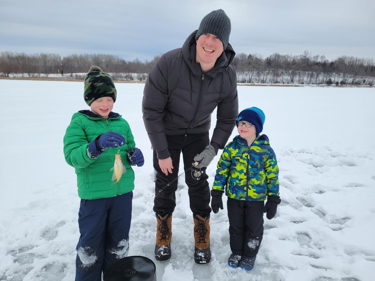 Family Ice Fishing