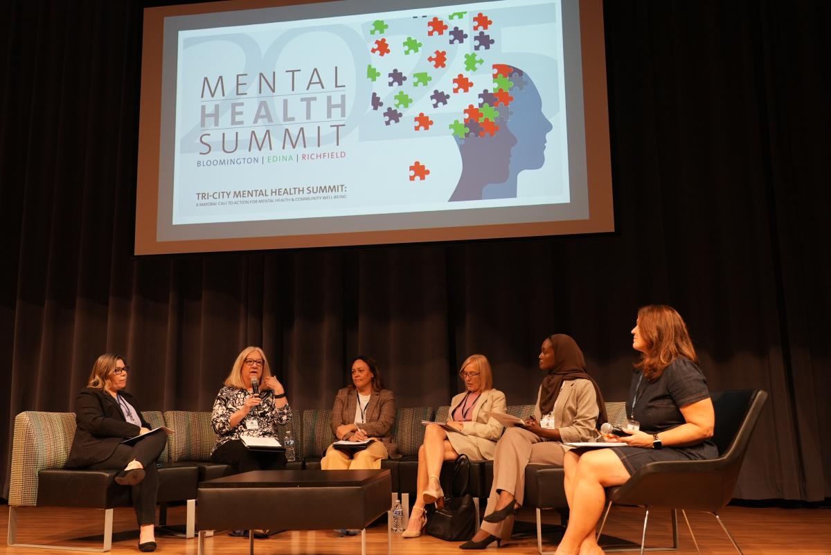 Sue Abderholden speaking on panel 2