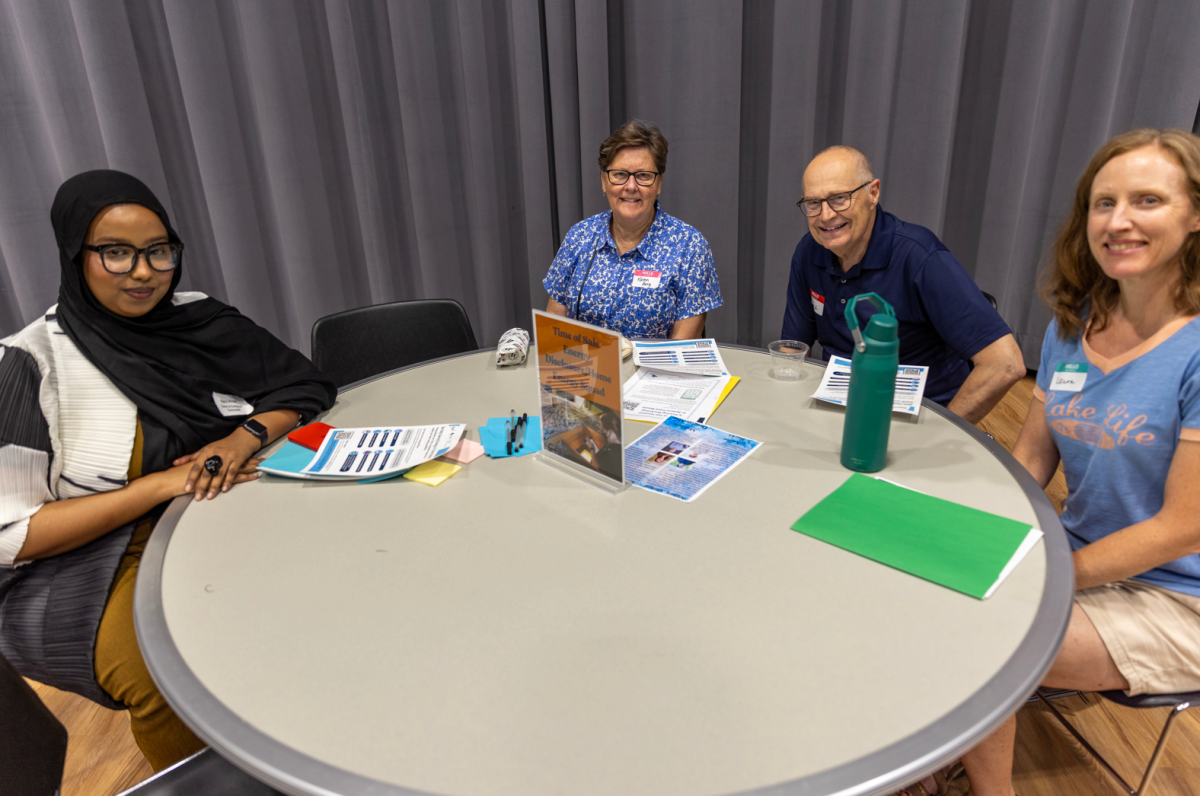 People sitting at a table