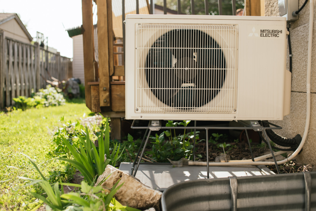 Heat pump condenser