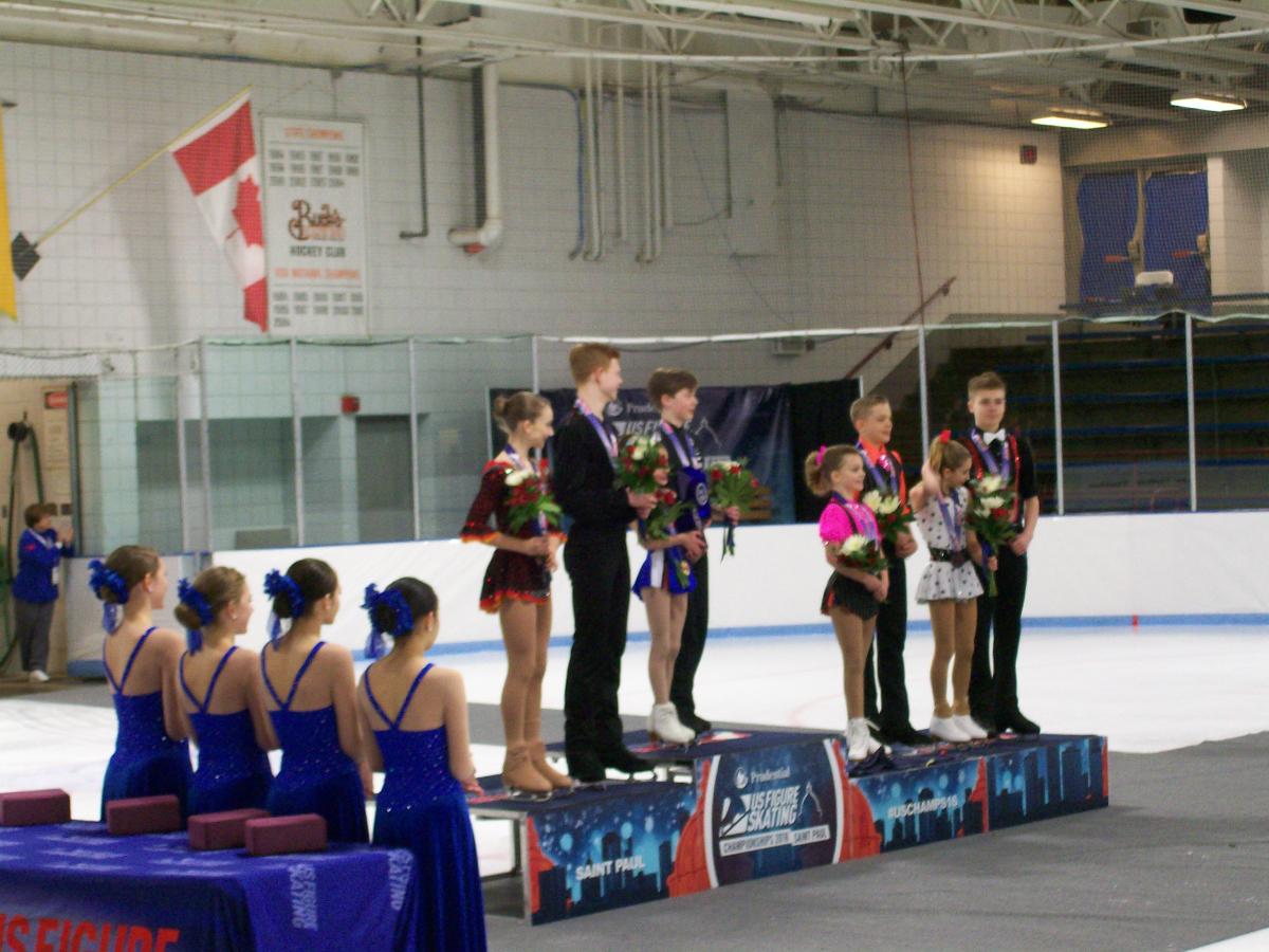Skating Medalists at Ice Garden 2