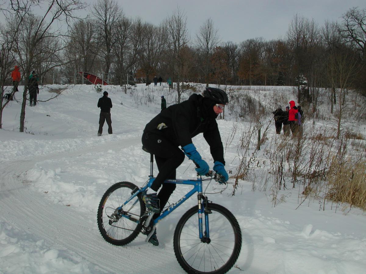 Winter Fete bike race