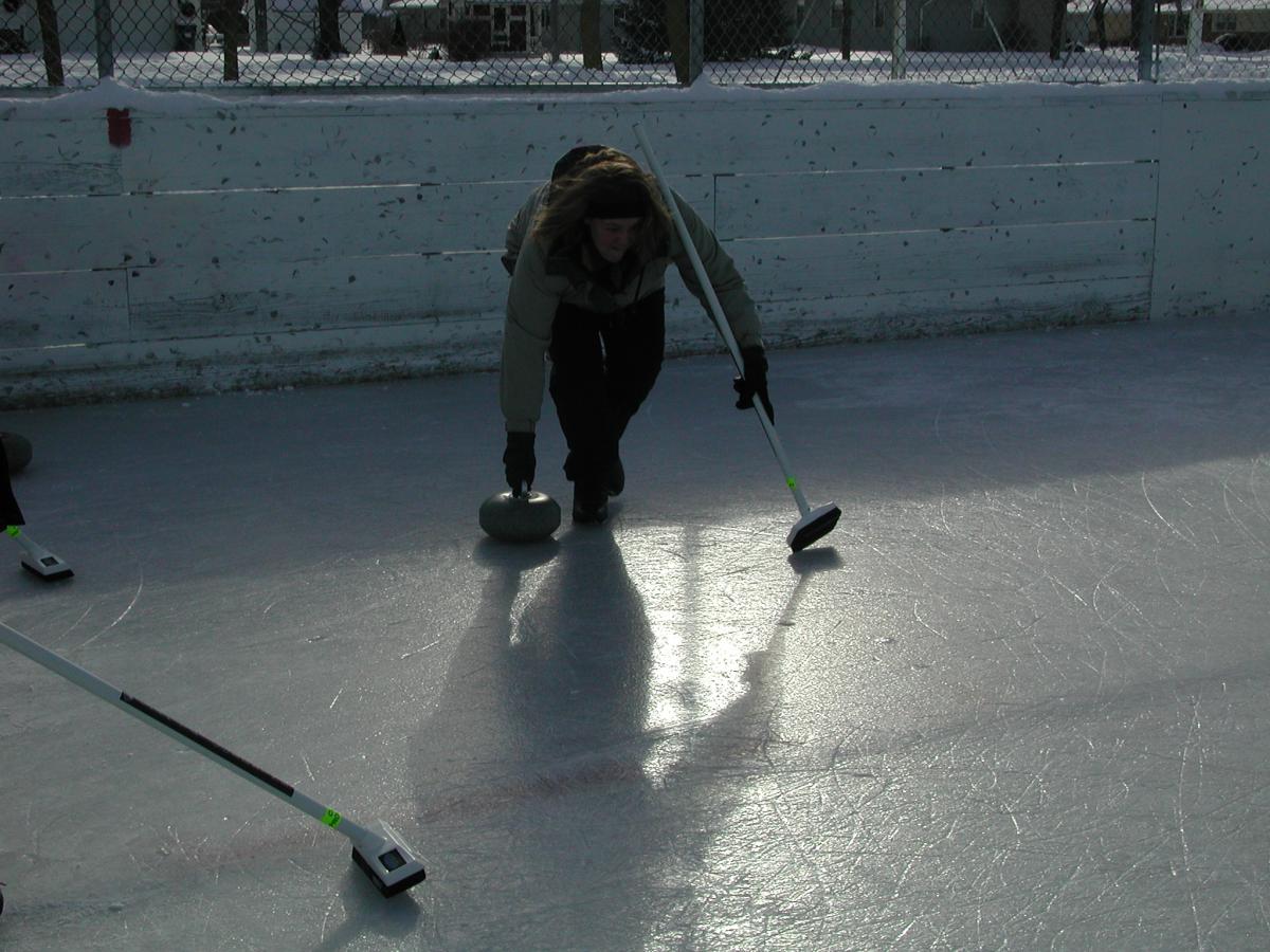 Winter Fete curling